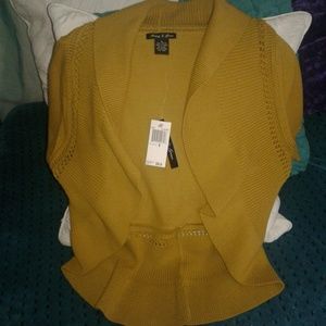 Audrey & Grace Cardigan Sweater half sleeve Medium